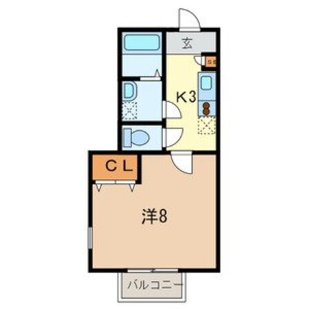 アムールモネの物件間取画像